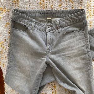 Banana republic grey skinny jeans